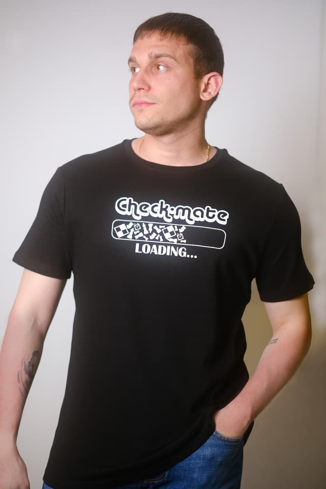 Checkmate Satranç T-shirt resmi